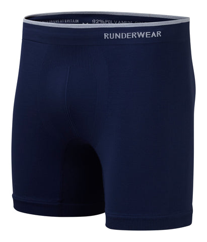 Men's Runderwear Long Boxers 3 Pair Pack - Blue