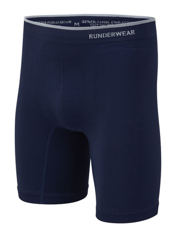 Men's Runderwear Long Boxers 3 Pair Pack - Blue
