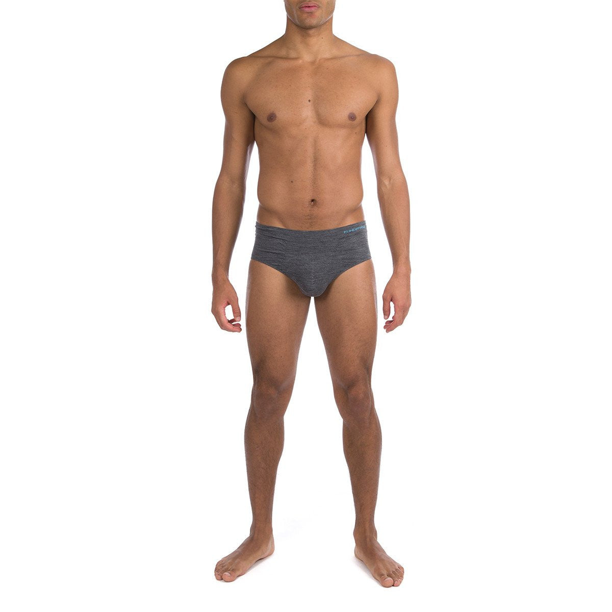 Men's Runderwear Merino Running and Multi Sport Brief / Pants Grey 2